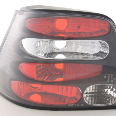 Jeu de feux arrière VW Golf 4 type 1J 98-02 noir -