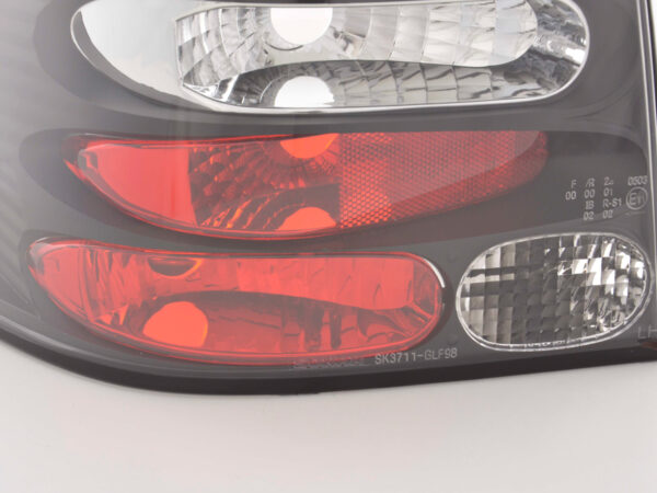 Jeu de feux arrière VW Golf 4 type 1J 98-02 noir - – Image 3