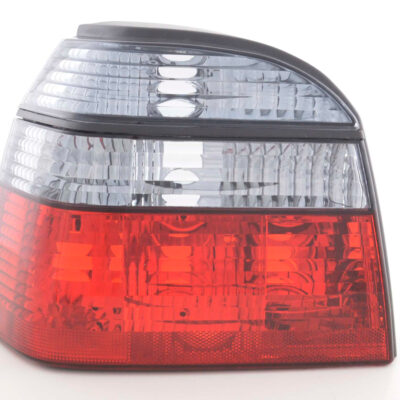 Feux arrière VW Golf 3 type 1HXO 92-97 noir rouge -