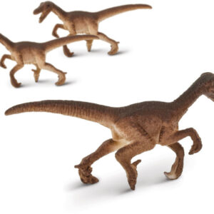 Playing figures Velociraptor figurines 2 cm sans BPA marron 192 pièces - Safari