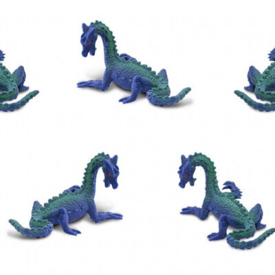 Playing figures Zeedraken figurines 2 cm sans BPA bleu 192 pièces - Safari