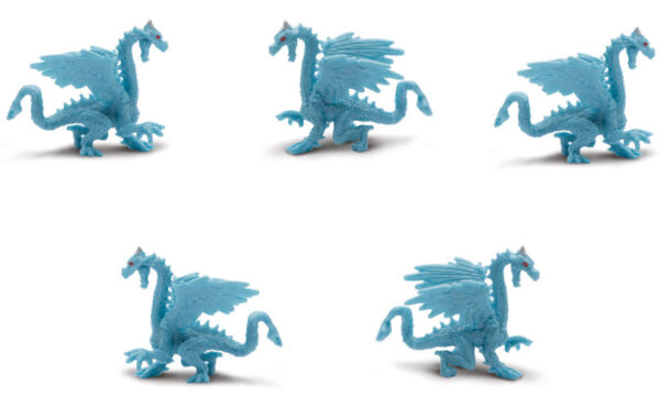 Playing figures Figurines dragon de glace junior bleu clair 192 pièces - Safari – Image 2