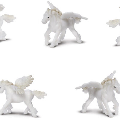 Playing figures Figurines Pegasus junior blanc 192 pièces - Safari