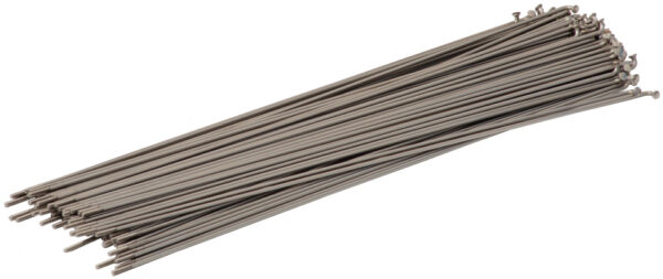 Rayons Leader rayon 14-290 acier inoxydable sans téton (100pcs) argenté - Sapim – Image 3