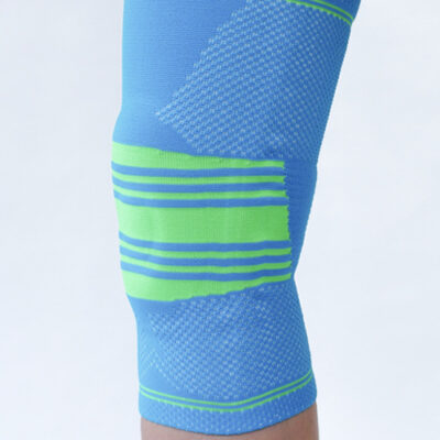 Appareils orthodontiques & Bandages genoulère Schapfix Sport textile bleu/vert taille L - Schaper