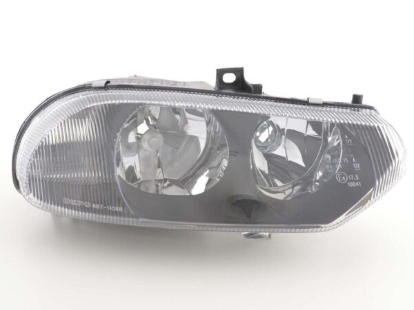 Pièces détachées phare droit Alfa Romeo 156 type 932 97-03 noir -