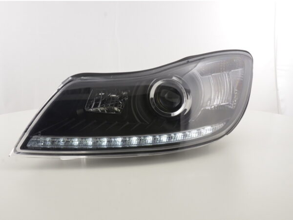 Phare Daylight LED DRL look Skoda Oktavia à partir de 2009 noir - – Image 2