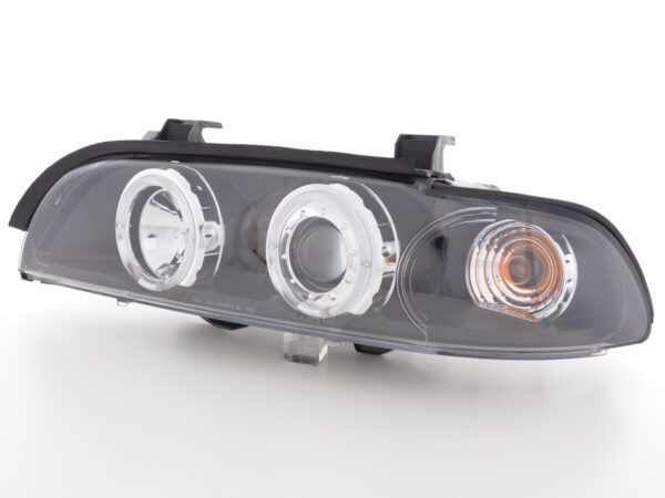 Phares pour BMW Série 5 type E39 95-00 noir - – Image 2
