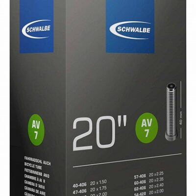 Chambres à air 20 inch chambre à air 20 pouces (40/62-406, 54-428) AV 40 mm - Schwalbe