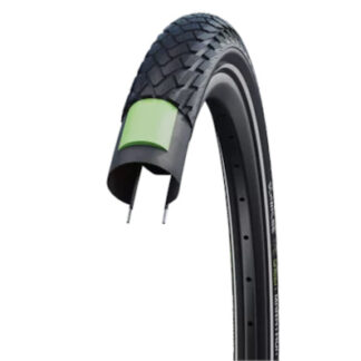 Pneux 28 Inch pneu extérieur Green Marathon GreenGuard 28x1.50 (40-622) noir - Schwalbe