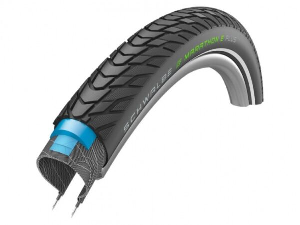 Pneux 28 Inch pneu extérieur Marathon E-Plus28 x 1,40 (37-622) RS noir - Schwalbe