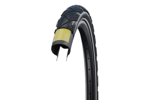 Pneux 28 Inch pneu extérieur Marathon Efficiency SuperRace V-Guard 28x2 (50-622) noir - Schwalbe – Image 2