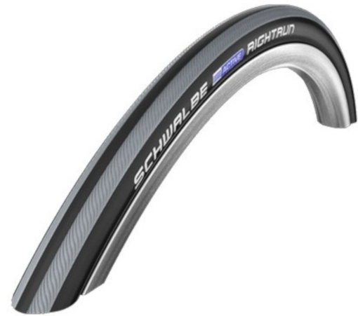 Pneux 26 Inch pneu extérieur RightRun 26 x 1.00 (25-590) noir/gris - Schwalbe