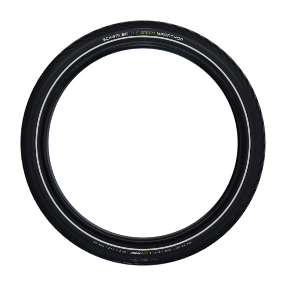 Pneux 26 Inch Green Marathon GreenGuard 26x2.00 (50-559) Reflet Noir - Schwalbe – Image 4