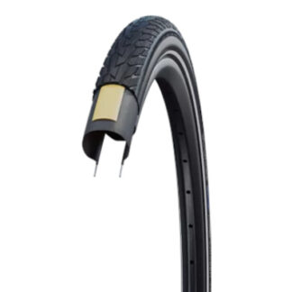 Pneux 28 Inch Road Cruiser pneu extérieur 28 x 1,60 (42-622) noir/crème - Schwalbe
