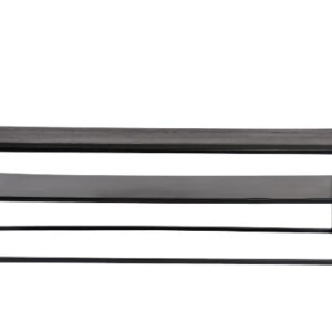 Tables Jackson Buffet 160 x 40 cm Bois/ acier inoxydable Noir - Sense' Living