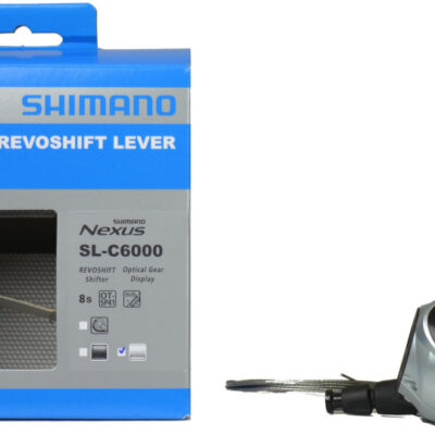 Dispositif de réglage rotatif / Changement de vitesse Revo shifter SL-C6000 Nexus 8V 2100mm argenté - Shimano