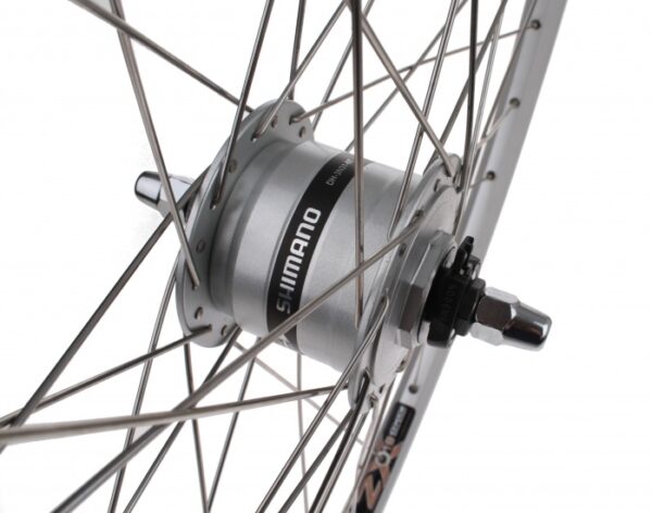 Roues Roue avant 28 x 1 5/8 x 1 3/8 (35/37-622) Dynamo de moyeu en aluminium - Shimano – Image 3