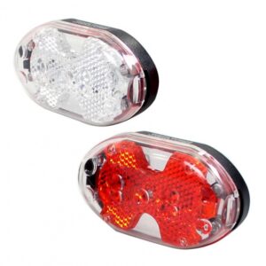Sets d'éclairage batterie d'éclairage à LED noir / rouge - Simson