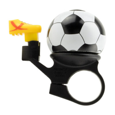 Sonnettes de vélos Cloche de vélo Football Kids 22.2 mm Blanc/Noir - Simson