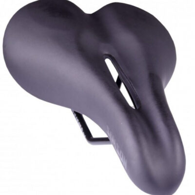 Saddle Hybrid Siège de vélo avec ouverture centrale Noir - Simson