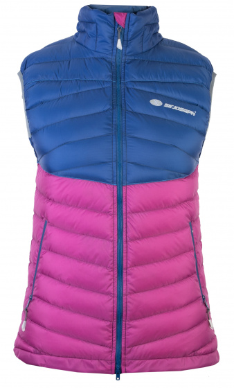 Bodywarmers bodywarmer Atol dames polyester bleu/rose mt M - Sir Joseph – Image 2