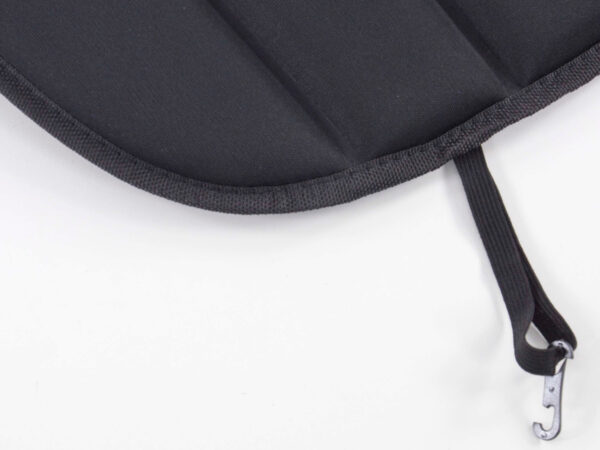 Housse de siège avec siège chauffant et fonction massage, noir - – Image 2
