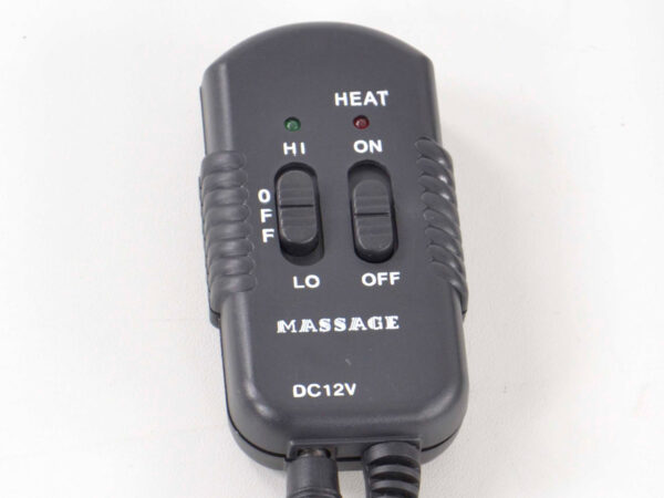Housse de siège avec siège chauffant et fonction massage, noir - – Image 5
