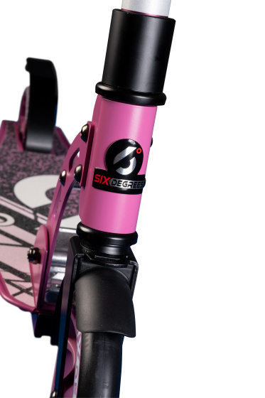 Children's scooters scooter 2 roues pour enfants Frein à pied pliable Rose/Noir - Six Degrees – Image 7