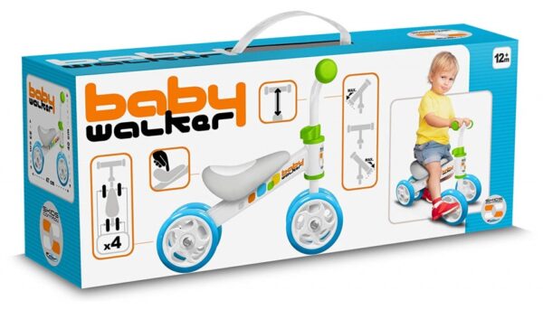 Vélos de rééducation Loopfiets met 4 wielen Junior Bleu/Blanc - Skids Control – Image 5