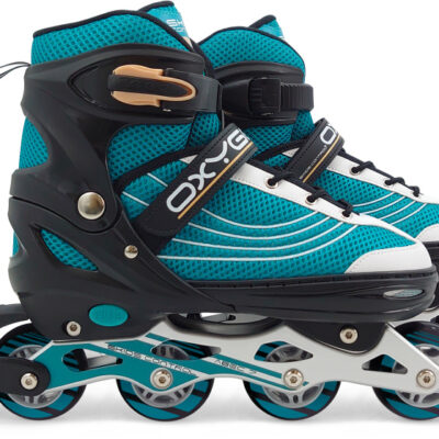 Patins à roulettes en ligne Oxygen Patins à roues alignées Semi softboot Ajustable Petrol taille 42-45 - Skids Control
