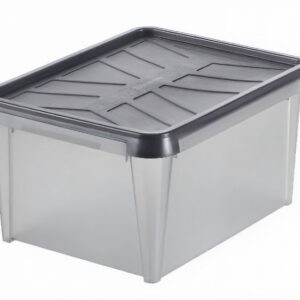 Storage boxes Dry 31 Boîte de rangement 33 litres Polypropylène Gris - SmartStore