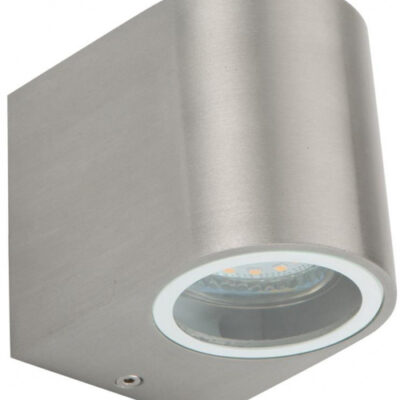 Appliques murales Kimi Lampe murale Led 6,8 x 9,2 cm Aluminium Argent - Smartwares