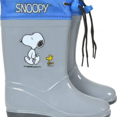 Bottes pluie bottes de pluie Snoopy junior PVC gris/bleu taille 30-31 - Peanuts