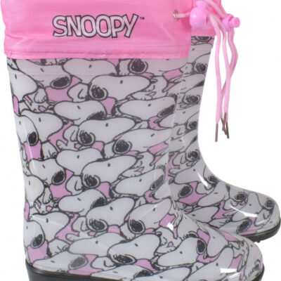 Bottes pluie bottes de pluie Snoopy filles PVC rose/blanc taille 26-27 - Peanuts