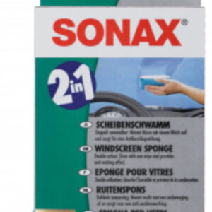 Sponges éponge de fenêtre 8 x 16 cm viscose jaune/vert - Sonax