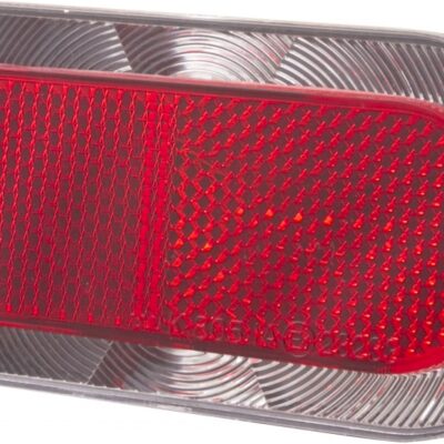Feux arrières feu arrière  led de Elips XBbatterie 80 mm rouge - Spanninga