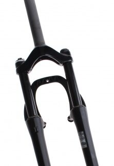Fourches avant fourche avant 26 pouces élastiquement ATB / VTT 1 1/8 pouce noir - Spinner