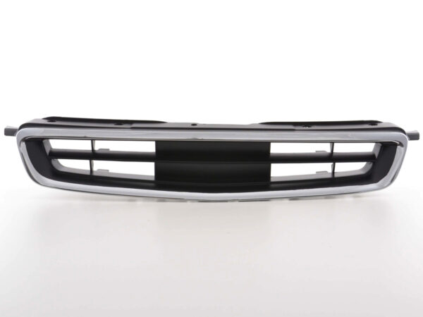 Grille de sport calandre avant Honda Civic 3- / 4 portes. 95-96 noir / chrome -