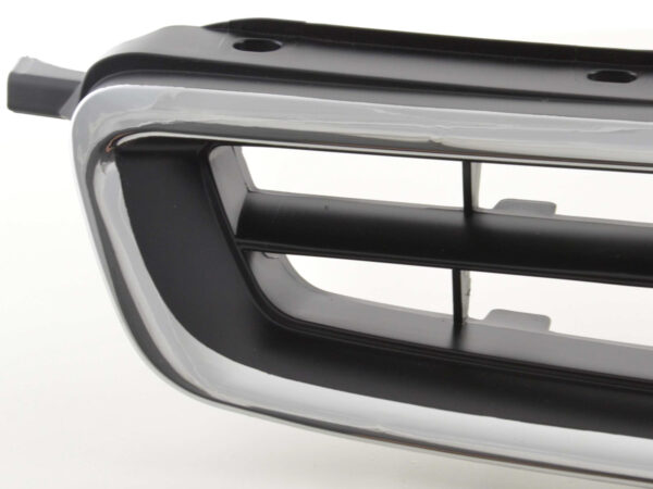 Grille de sport calandre avant Honda Civic 3- / 4 portes. 95-96 noir / chrome - – Image 2