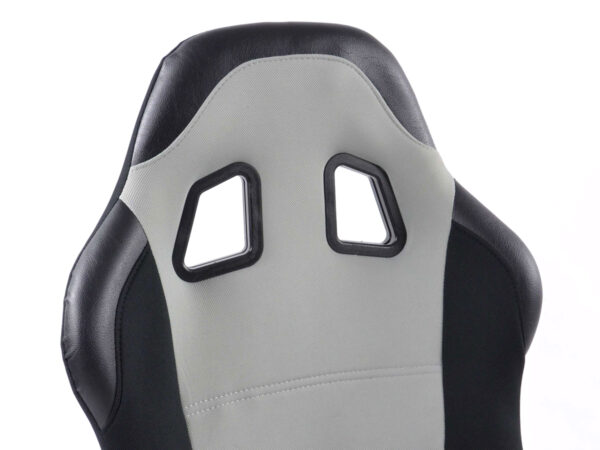 Sièges sport FK Sièges baquets complets pour voiture Set Edition 4 tissu gris - – Image 3