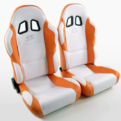 Sièges sport FK Sièges demi-coque auto Set Miami au look sport automobile -