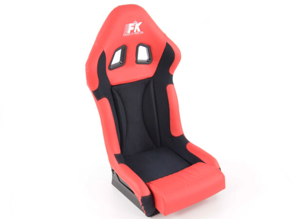 Sièges sport FK Sièges baquets complets pour voiture Set Race 1 avec housse en fibre de verre brillante - – Image 2