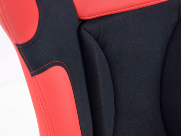 Sièges sport FK Sièges baquets complets pour voiture Set Race 1 avec housse en fibre de verre brillante - – Image 4