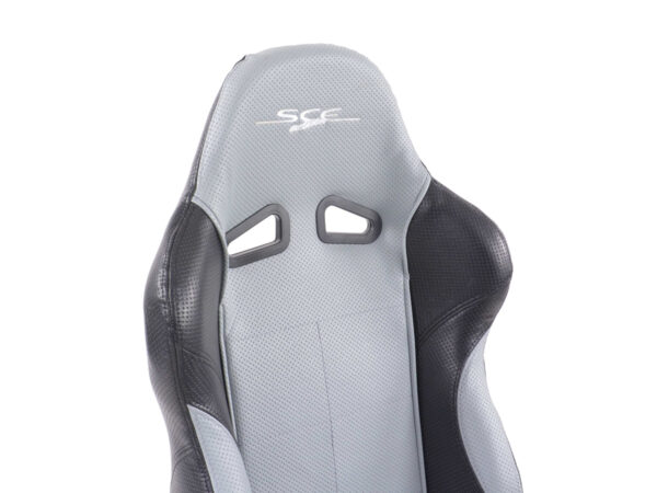Sièges sport FK Sièges demi-coque auto SCE-Sportive 2 cuir synthétique gris / noir - – Image 3