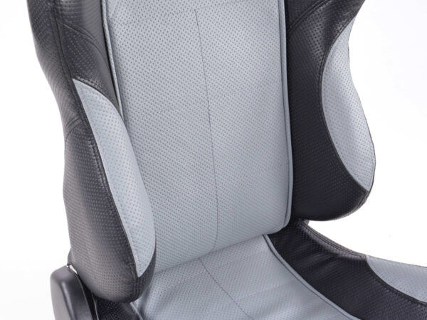 Sièges sport FK Sièges demi-coque auto SCE-Sportive 2 cuir synthétique gris / noir - – Image 5