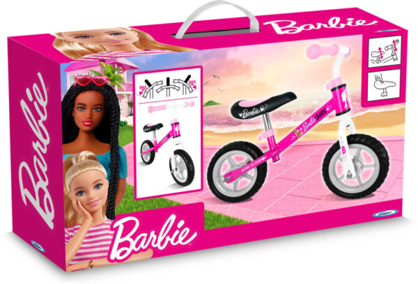 Vélos de rééducation Barbie Loopfiets met 2 wielen 10 Pouces Fille Rose - Mattel – Image 7