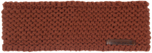Bandeaux bandeau Nova unisexe 45 x 7 cm polyester brun rouille - Starling – Image 2