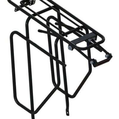 Porte-bagages Tubic Slim Design Porte-bagages arrière 28 pouces Noir - Steco