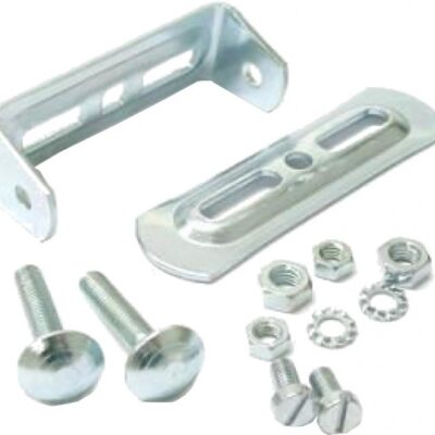 Luggage carrier mounting Cadre universel pour porte-bagages en acier argenté - Steco